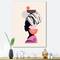Designart - Ethnic Portrait of African American Woman - Modern Canvas Wall Art Print